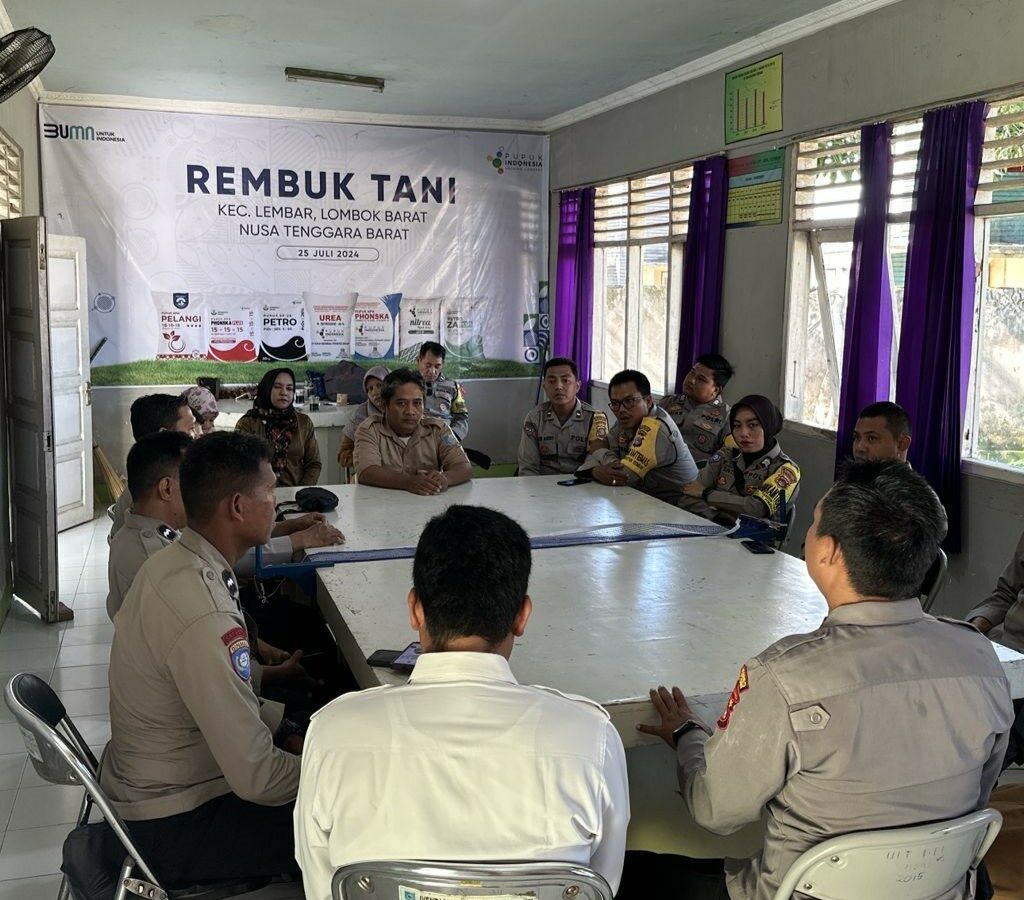 Kolaborasi Polri dan BPP, Tingkatkan Produktivitas Pertanian di Lembar