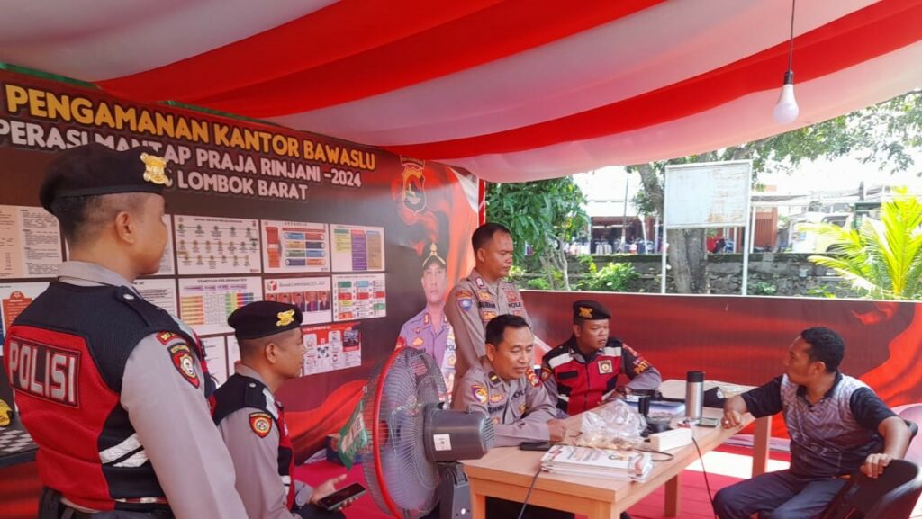 Patroli Preventif di Kantor Bawaslu, Langkah Nyata Polres Lombok Barat