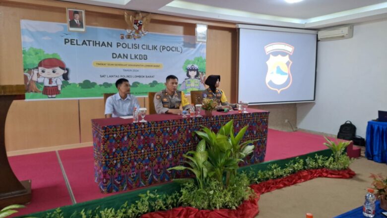 Bentuk Karakter Muda di Lombok Barat Lewat Pelatihan Polisi Cilik & LKBB