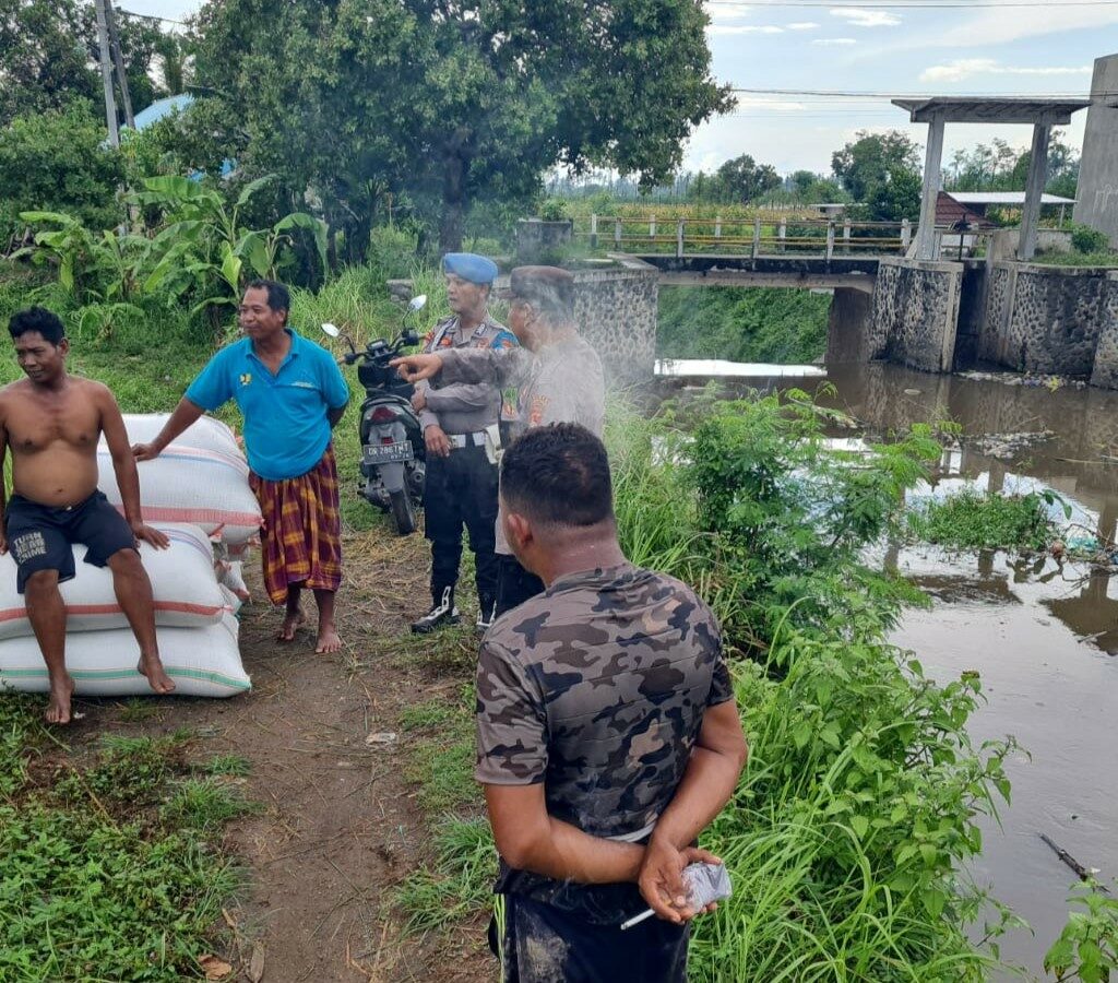 Polsek Kediri Antisipasi Banjir, Lewat Patroli Rutin