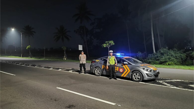 Aksi Patroli Polsek Kediri, Wujudkan Kamtibmas Kondusif di Bypass BIL