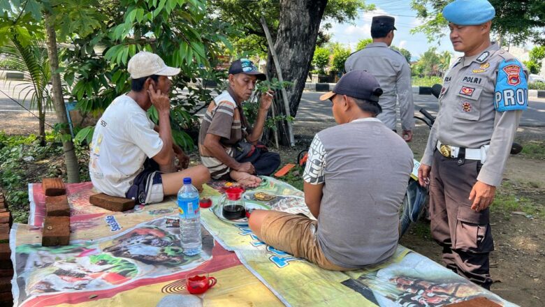 Pasca Pemilukada, Polsek Kuripan Gencarkan Patroli dan Imbauan Anti Narkoba