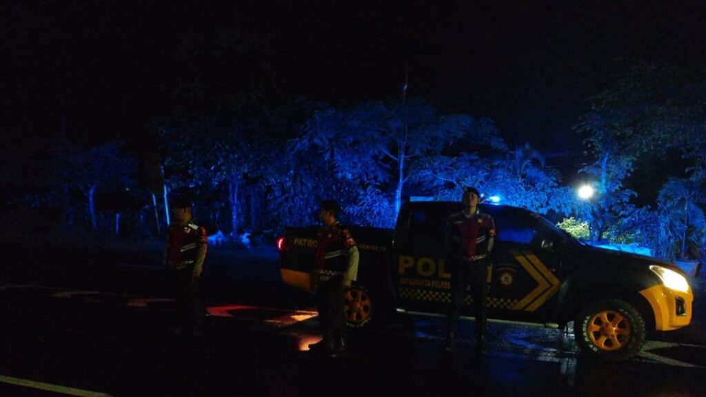 Blue Light di Bypass BIL, Polres Lombok Barat Gencar Cegah Balap Liar dan Kriminalitas Dini Hari