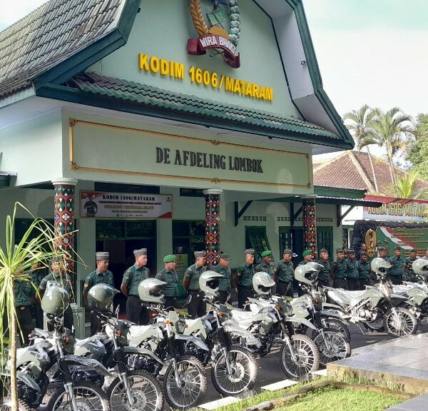 Tingkatkan Tugas Lapangan, Kodim Mataram Dapat Kendaraan Baru