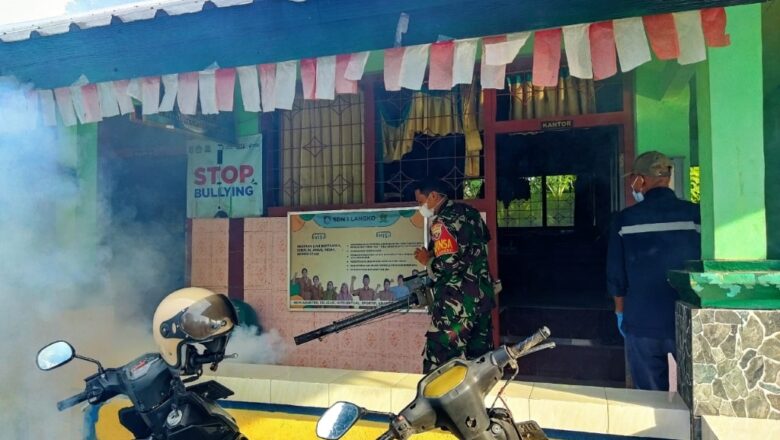 Aksi Babinsa dan Tim Medis Perangi DBD di Langko 