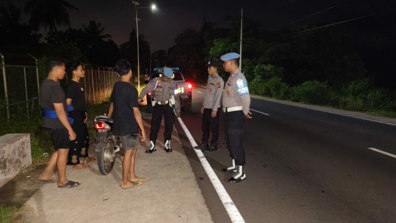 Amankan Lembar, Patroli Blue Light Ditingkatkan di Jam Rawan