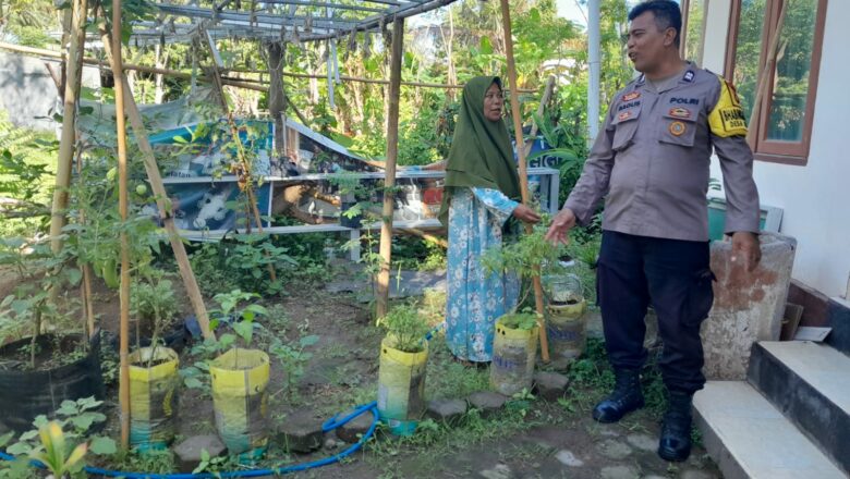 Polisi & Warga Bersinergi! Ketahanan Pangan di Senggigi Makin Kuat