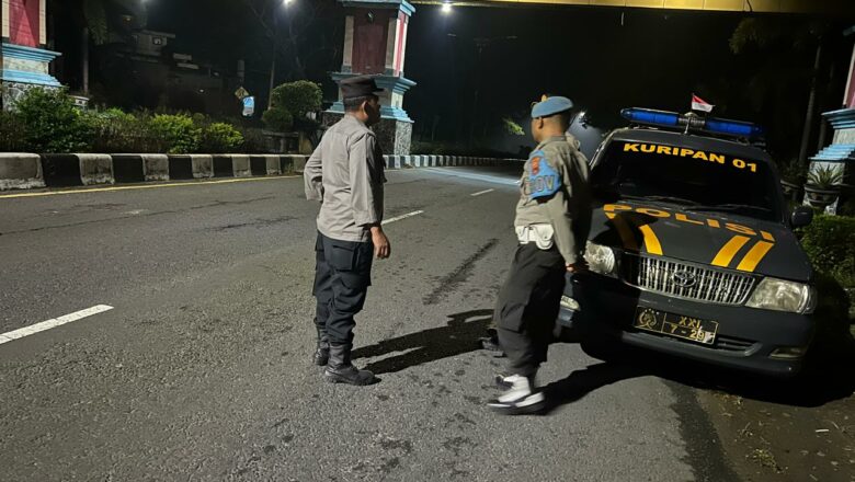 Polsek Kuripan Gencarkan Patroli Malam, Warga Lebih Aman!