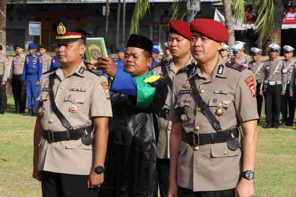 Tingkatkan Pelayanan, Polres Lombok Barat Gelar Sertijab Pejabat