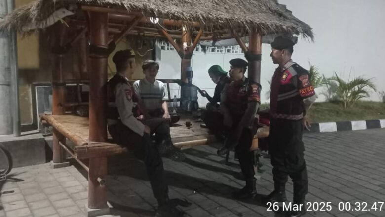 Cegah Kejahatan! Polres Lombok Barat Perketat Patroli Malam