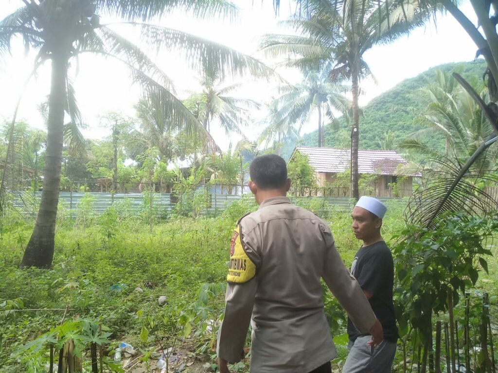 Bhabinkamtibmas Sekotong Ajak Warga Dukung Ketahanan Pangan