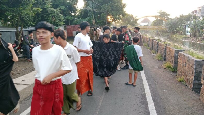 Ciptakan Lingkungan Kondusif, Babinsa dan Lurah Kebon Sari Bergerak