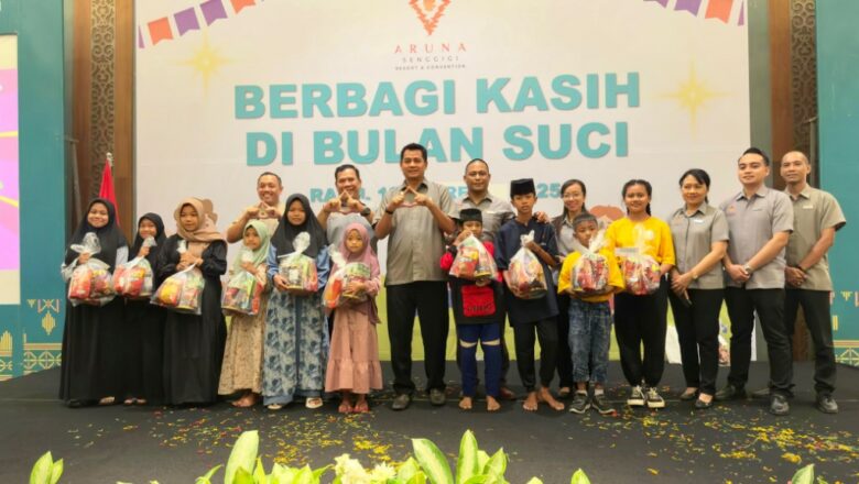 Hotel Aruna Senggigi Berbagi Kasih, Santuni Anak Yatim dan Bagikan Takjil