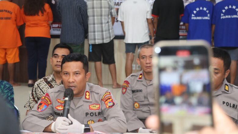 Polisi Gerebek “Kampung Narkoba” di NTB, 4 Tersangka Dibekuk