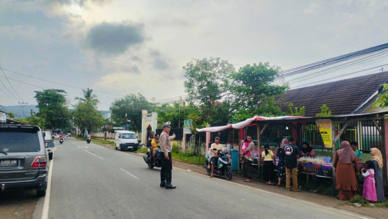 Pengamanan Ramadan, Polsek Sekotong Perketat Lalu Lintas Sore