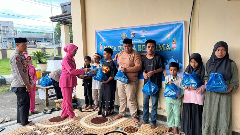 Ramadhan Berkah: Polsek Kediri Santuni Anak Yatim dengan Cinta