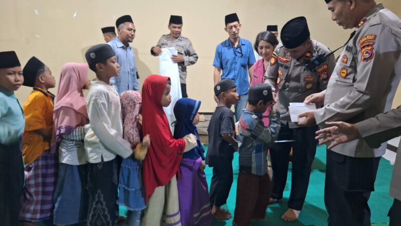 Ramadan Penuh Berkah, Polsek Gerung Berbagi dengan Anak Yatim
