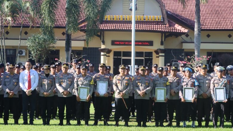 Penghargaan Teladan Mantap: Polres Lombok Barat Dorong Kinerja Unggul Personel