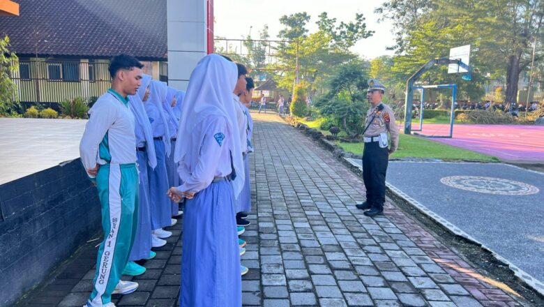 Meningkatkan Kesadaran Lalu Lintas: Patroli Keamanan Sekolah di Gerung