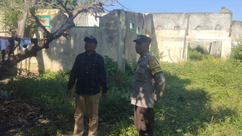 Bhabinkamtibmas Desa Montong Are Aktif Dukung Program Ketahanan Pangan Nasional