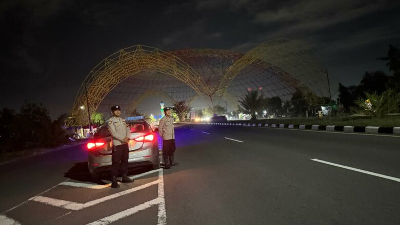 Keamanan Malam Hari Diperkuat: Polsek Kediri Gencarkan Patroli Rutin