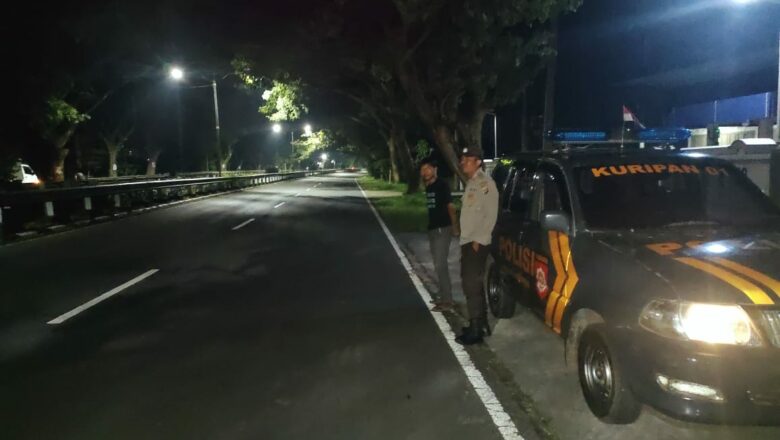 Cegah Kriminalitas, Polsek Kuripan Gencarkan Patroli Malam di Wilayah Rawan