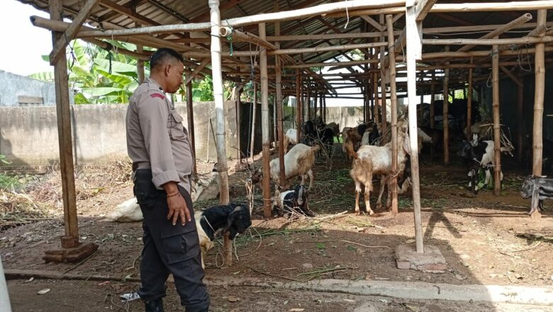Bhabinkamtibmas Desa Merembu Aktif Dukung Swasembada Pangan