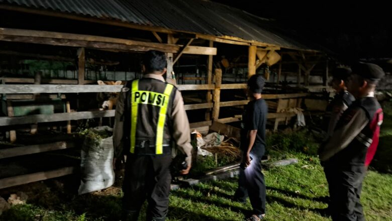 Polsek Sekotong Fokus Patroli Peternakan, Cegah Kriminalitas 3C
