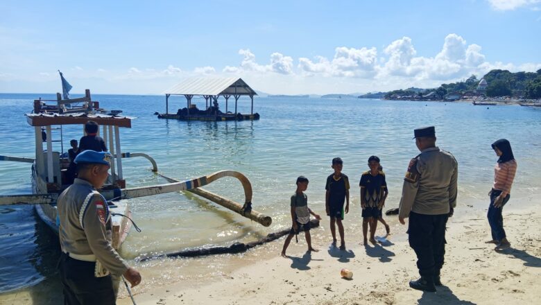 Upaya Polsek Sekotong Ciptakan Kamtibmas Kondusif di Obyek Wisata