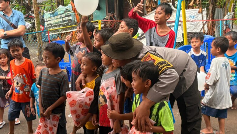 Dukung Perkembangan Anak, Polsek Batulayar Apresiasi Pembangunan Taman Bermain