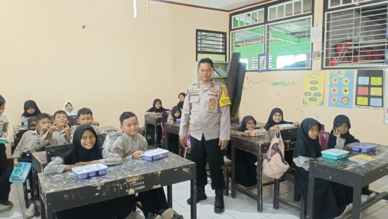 Polisi Kawal Program Makanan Bergizi Gratis di Lombok Barat