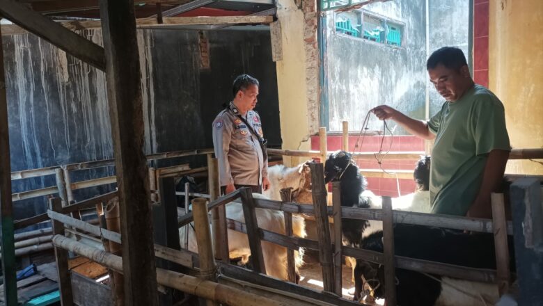 Program Ketahanan Pangan: Bhabinkamtibmas Desa Batulayar Barat Ajak Warga Manfaatkan Pekarangan Rumah