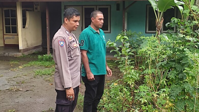 Bhabinkamtibmas Dorong Pemanfaatan Pekarangan Rumah di Lombok Barat
