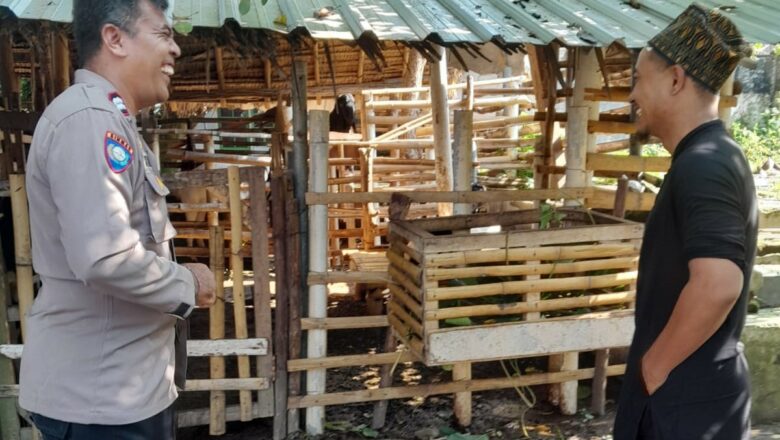 Pemanfaatan Lahan Kosong untuk Ketahanan Pangan oleh Bhabinkamtibmas Senggigi