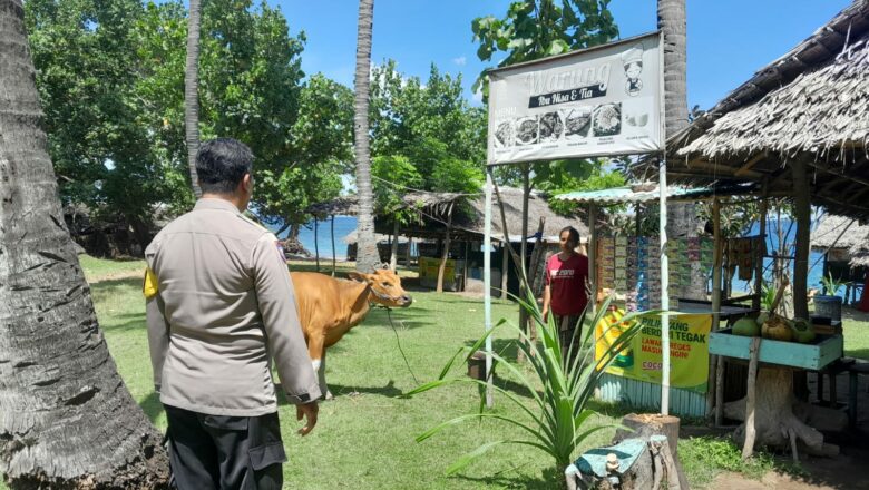 Peran Aktif Polisi dalam Ketahanan Pangan Desa Senggigi NTB