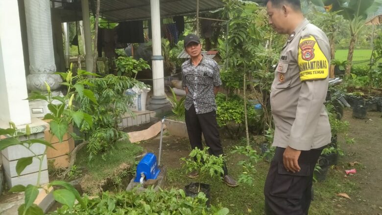 Polri Aktif Bina Warga, Dorong Pemanfaatan Pekarangan di Lombok Barat