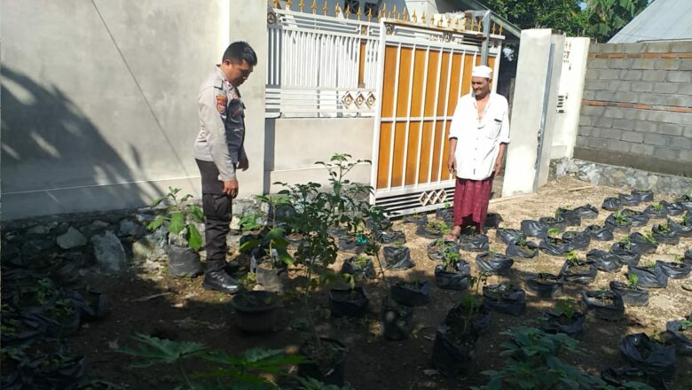 Sinergi Polri-Masyarakat Kuripan Perkuat Program Ketahanan Pangan