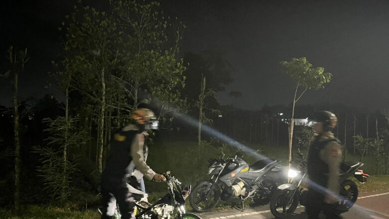 Polres Lombok Barat Tingkatkan Patroli Antisipasi Balap Liar di Underpass Dasan Baru