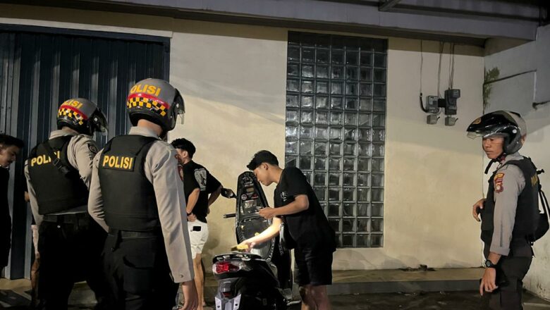 Patroli Presisi Polres Lombok Barat Antisipasi Balap Liar dan Miras