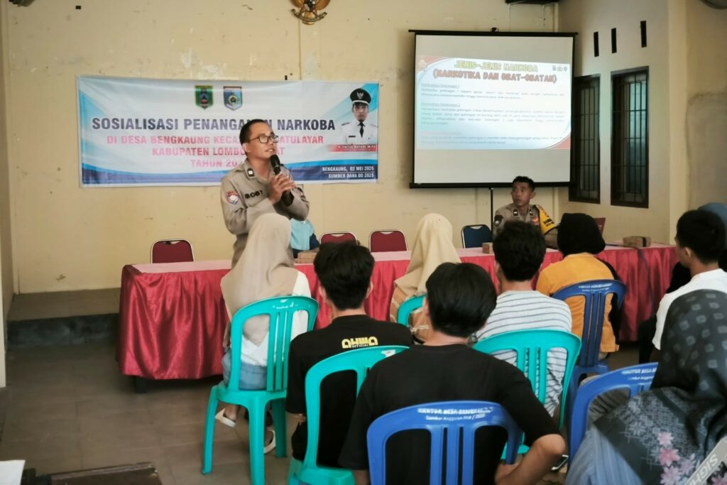 Sinergi Polsek Batulayar dan Masyarakat Desa Bengkaung dalam Cegah Penyalahgunaan Narkoba