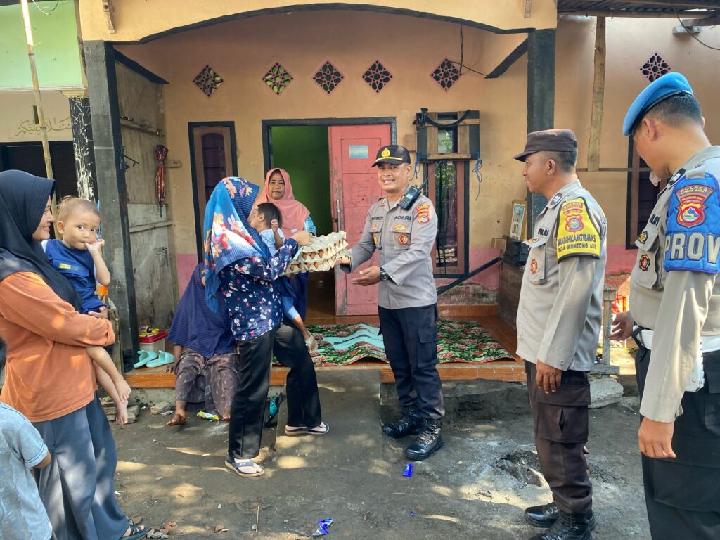 Aksi Polsek Kediri: Telur untuk Generasi Sehat Bebas Stunting
