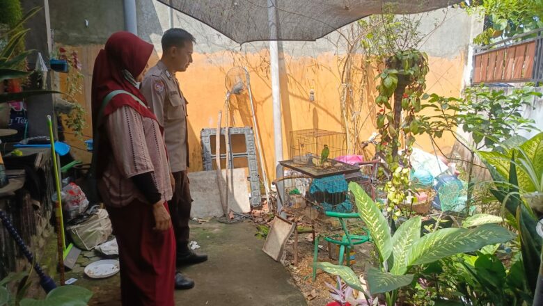 Bhabinkamtibmas Perampuan Aktif Motivasi Ketahanan Pangan Warga