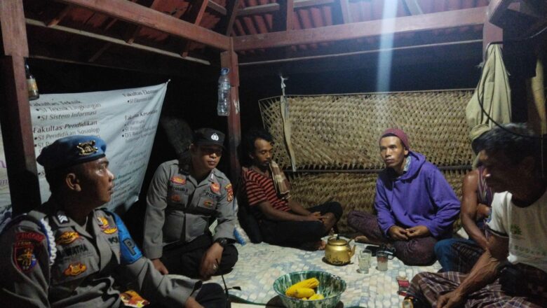Polsek Lembar Intensifkan Patroli Malam untuk Tekan Kejahatan 3C dan Curnak