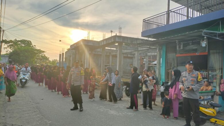 Pengamanan Maksimal Polsek Lembar dalam Perayaan Tradisi Nyongkolan di Lombok Barat