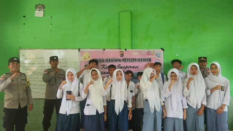 Edukasi Bahaya NAPZA dan Bullying, Polsek Sekotong Kunjungi MTs Bertong
