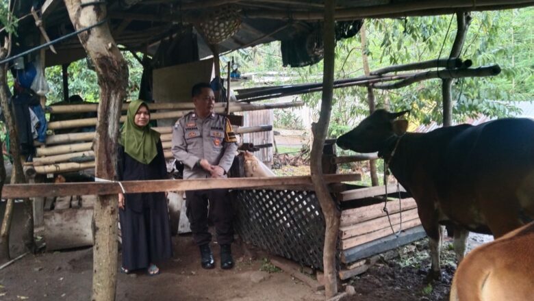 Bhabinkamtibmas Batulayar Barat Ajak Warga Manfaatkan Pekarangan