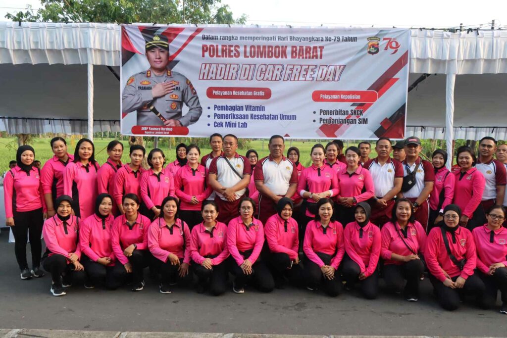 Sinergi Positif di Car Free Day Gerung Layanan Publik Gratis dan Semangat Kebersamaan