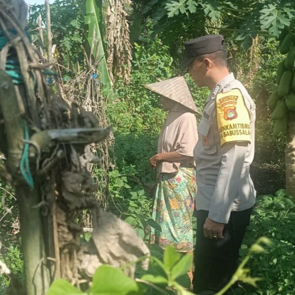 Bhabinkamtibmas Babussalam Dorong Pemanfaatan Lahan Produktif