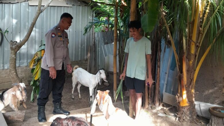 Polisi Aktif Dorong Pertanian Mandiri di Lombok Barat