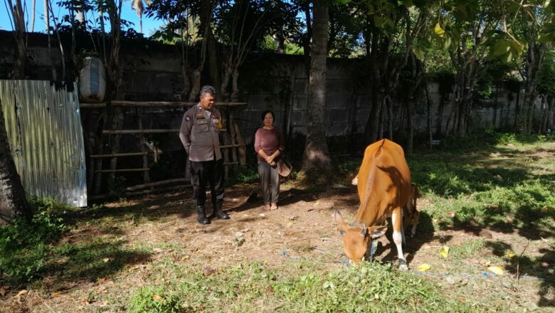 Ketahanan Pangan di Senggigi: Peran Aktif Polsek Batulayar